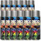 DECO COLOR 12er Sparpack Lackspray Metallic SILBER 400ml - Sprühlack mit Metallic Effekt für z.B. KFZ, Fahrrad uvm. (12 Dosen Lackspray Silber mit Metallic-Effekt)
