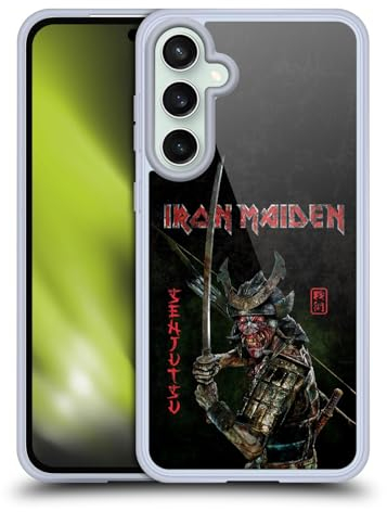 Head Case Designs Offizielle Iron Maiden Album-Cover Senjutsu Gel Handyhülle Hülle [Militärischer Schutzgrad] Kompatibel mit Samsung Galaxy S23 FE 5G