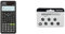 Casio fx-991ES Plus 2 Wissenschaftlicher Taschenrechner mit 417 Funktionen und Display, Natur & Amazon Basics – LR44 Alkaline-Knopfzelle, 6 stück