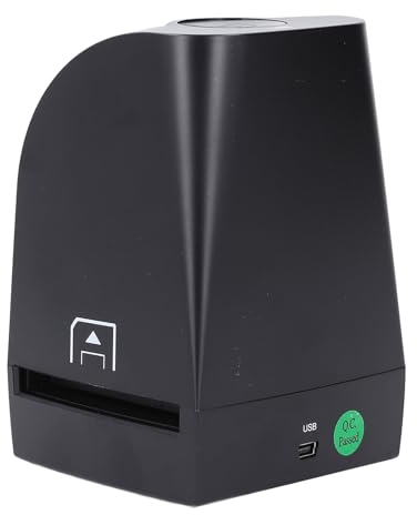 Digitalisierer für Negativfilme und Dias, 8 MP USB Digitalfilmscanner für 35 mm 135 mm Farbnegativfilme, Schwarz Weiß-Dias, Foto Negativ Konverter in Digital