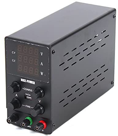 Digital LabornetzgeräT Einstellbar Netzteil Trafo DC Power Supply Labornetzteil Regelbar NetzgeräT Regelbares Schaltnetzteil für Glühbirnenprüfung Alterungsprüfung DYI usw 0-10A 0-30V 0-40℃