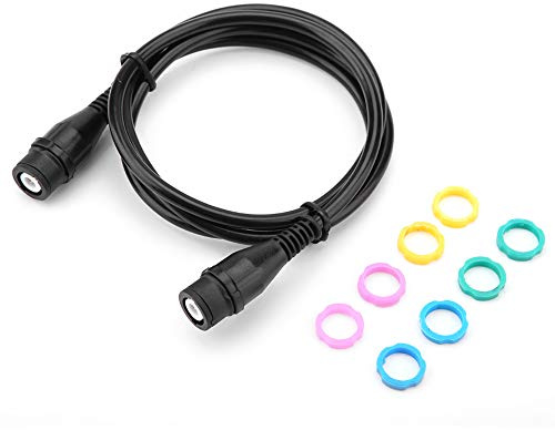 SustVita Oscilloscope Cables P1202 Coaxial Cable: BNC Male Plug to BNC Male Plug, 100cm 50ohm, Test Probe for Oscilloscope, Video Security Camera, Analyzers & Data Acquisition
