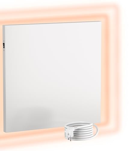 UMBRELLA® Infrarot Wandheizung Heizpaneel [OHNE THERMOSTAT] – Infrarotheizung Wandmontage Heizkörper – Carbon Crystal Infrarotheizung – Infrarot Paneel Badezimmer geeignet – (Modell H400-400W)