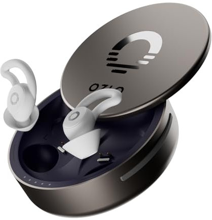 Ozlo Sleepbuds® | Comfortable Side Sleeper Headphones | Up to 10 Hours of Bluetooth LE Streaming | Science-Backed Sleep Sounds | Snore Blocking Comfortable Earbuds