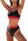 Swimsuits for Women, Damen Wickel Push Up Bikini Oberteil Mit Bauchweg High Waist Bikini Set Bademode Badeanzug Damen Bauchweg Gr 48 Two Piece Summer Bikini Set Tankini Große Größen Mit Bügel