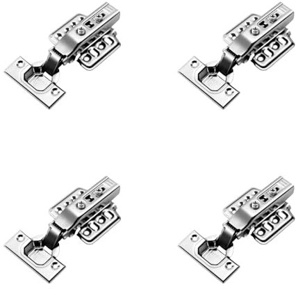 Allayu 4 paket/los Weiche Schrank 4 Scharniere Für Installation 4 paket/los Tür Scharnier Besta Für Tür Kleiderschrank Schnelle Einstellung, A