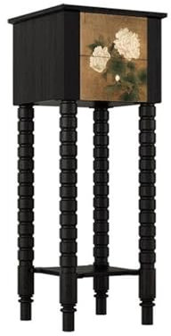 YQINQIN83B Estantería para Plantas Expositor Decorativo de Flores de Estilo francés con cajón y Base Alta for Esquina de Suelo. Soporte para Plantas Zhi
