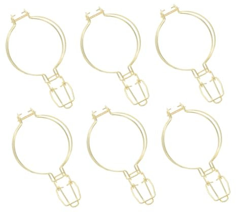 Garneck 6Pcs Stainless Steel Jar Wire Lock Buckle Airtight Seal Clips for Canning Honey Jars and Kitchen Storage Easy to Use and Sturdy Design for Home and Restaurant