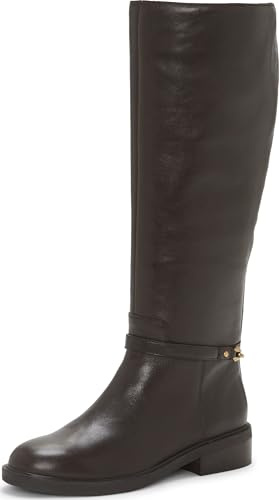 Vince Camuto Women's Adria Knee High Boot, Brownie Leather, 7.5 UK