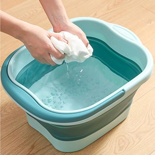 Fußbad Schüssel, Fuß Spa Soak Tub, Faltbares Becken Massagegerät Zum Einweichen der Füße Mit Entspannungspunkten, Pediküre Pflege Eimer Beruhigendes Becken