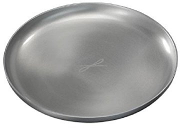 Kerzenteller, Dekoteller Rund Silber 12 cm