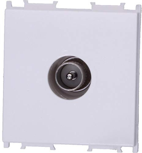 TEM Serie Modul Steckdosen Socket TV BASIC0dB 2M PW