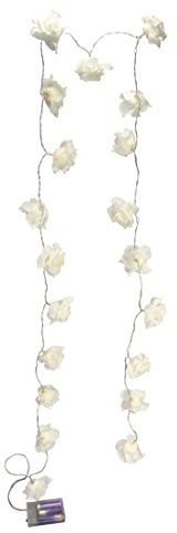 LED Lichterkette Rosen Rosenblütenkette Girlande Ranke Blumenranke Kunstblumen Hochzeitsdeko Tischdeko Blumen Deko Garten Party Weihnachten Hochzeit Valentinstag Lampe Beleuchtung Licht Lichterkette