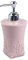 OUNONA 400 ML Kunststoff Seifenspender Lotionspender mit Pumpe aus Edelstahl Nachf¨¹llbarer f¨¹r Badezimmer Hotel K¨¹Che (Rosa)