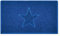Nicoman Star Shape Embossed Entrance Door Mat Non Slip Dirt Trapper PVC Spaghetti Mat with Rubber Base, Jet Washable Quick Drying Doormat Indoor or Outdoor - (Medium, Blue, 75 x 44cm)