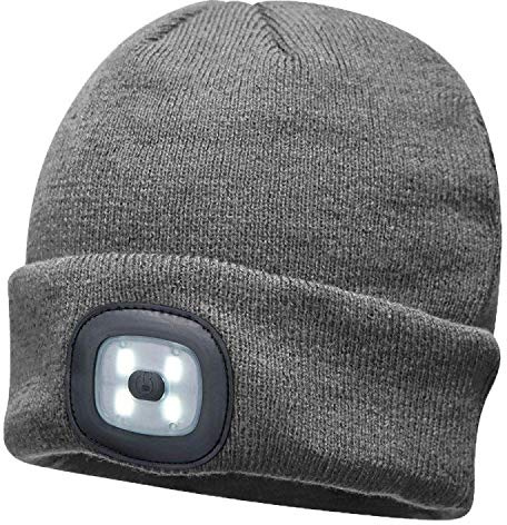 Creative Products Beanie Brite - LED Light Up Hat - USB Chargeable Black