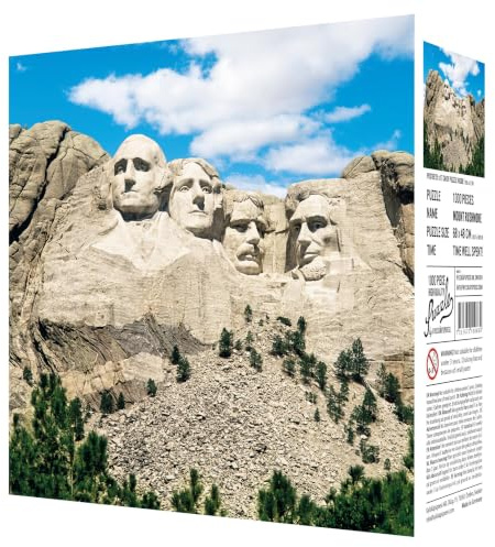 Kylskapspoesi KYL00860 - High Quality Puzzle Mount Rushmore (1000 Teile)