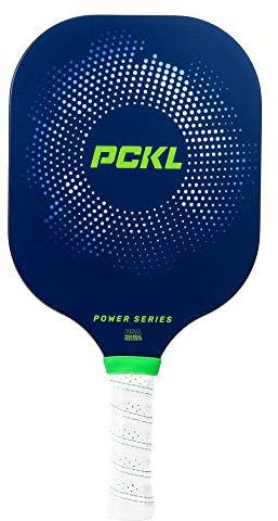 PCKL Pickleball Paddle Pro Series und Power Series | USA Pickleball genehmigt | Graphit-Carbon-Oberfläche | kantenloses Design | Wählen Sie blaues oder weißes Pickleball-Paddel