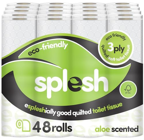 Splesh by Cusheen Toilet Roll Bulk Buy (48 Pack)