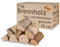 Brennholz Gemischt Kaminholz 5-500 kg Buche Eiche Birke Kiefer Fichte Holz Für Ofen und Kamin Kaminofen Feuerschale Grill Feuerholz 25 cm Wood Kammergetrocknet Flameup, Menge:5 kg