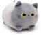 18CM Graue Katze Plüsch, Katze Plüschtiere, niedliche graue Katze Plüsch Kissen Katze Plüschie, graue Katze Kissen gefüllte Katze Spielzeug für Kinder Geburtstag Weihnachten Ostern Geschenke