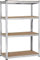 shine planet 4 Tier Garage Shelves, Metal Storage Shelves Heavy Duty Shed Storage Racking 90x45x180cm for Warehouse Workshop Office