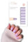 Fairy Nail Nagelfolien einfarbig | Nagellackstreifen für Fingernägel | 16 Nagelsticker für die perfekte Maniküre Zuhause (Lavendel)