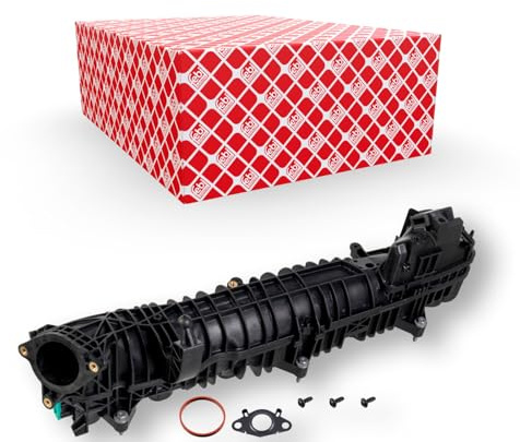 Febi Bilstein 182611 Ansaugkrümmer Ohne Drallklappenstellmotor, Mit Dichtungen, 1 Stück