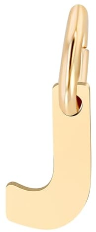 Akzent Golden Initials Unisex-Kettenanhänger Buchstabe 375er 9 Karat Gold 5510073 (J)