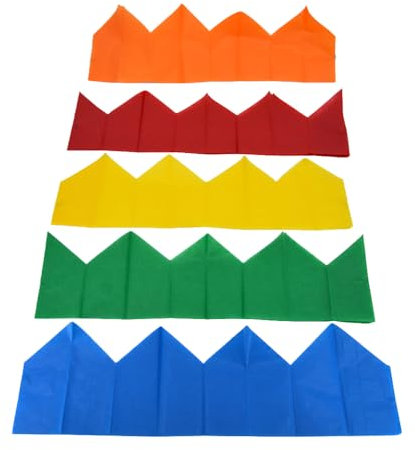 Storm&Lighthouse 100 x Knallbonbons für Weihnachten, Seidenpapier, Krone, DIY Knallbonbons, Knallbonbons, Weihnachts-Knallbonbons, Füllstoffe, Partyhüte