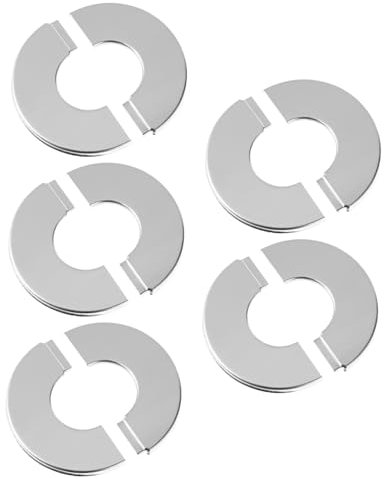 Gadpiparty 5stücke Wandlochabdeckung Wasser Abdeckung Zubehör Für Wand Montage Abdeckung Wasseranschlussleitungen Küche Bad Heizung Eckventil Wasserhahn Abflussleitung Verschönert Deckt