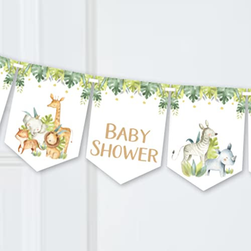 Pink Bee Party-Banner für Babypartys, Safari-Thema, Baby Shower, 9 Flaggen