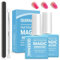2 Stück Nagellackentferner In 3-6 Minuten, 15ml Gel Nail Polish Remover mit Nagelfeile, Nagelhautschieber, Einfach und Schnell Shellac Entferner für UV Nagellack,Schadet Dem Nagel Nicht