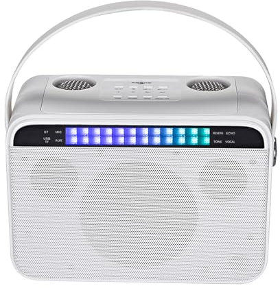 docooler Altoparlante Multifunzione Wireless Subwoofer Audio BT Suono Surround 8D Subwoofer Potente Commutazione Audio Multipla con Due microfoni Dotato di Telecomando Wireless