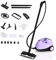 GYMAX Pulitore a Vapore Professionale 2000W per Uso Domestico, Scopa a Vapore (Viola)