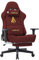 Andyou Gaming Stuhl Racing Gamer Sessel, Ergonomischer Gaming Chair Bürostuhl mit Verstellbare Lendenkissen, Fußstütze, Kopfkissen und 2D Armlehnen, Vintage-PU-Leder 90-150°, Burgunderrot