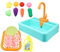 HOOTNEE 1ensemble Jouets De Cuisine Électrique pour Garçon Fille Évier Et Lave-Vaisselle Jouet sans Batterie Amusement pour Petits Chefs Maison