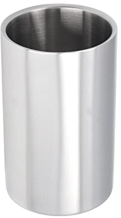 Secchio per Vino, Acciaio Inossidabile Argento, Bottiglia di Vino di Grande capacità, Refrigeratore per Bevande, Vasca per Bevande, per Bar, Club, Feste, Barbecue