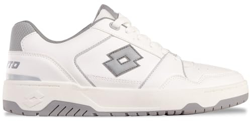 Lotto Stylecode: 2400580U Boxscore Unisex Sneaker im 80er Jahre Retro Look für Damen und Herren I mit Drehpunkt für mehr Wendigkeit und kontrastfarbener Öse
