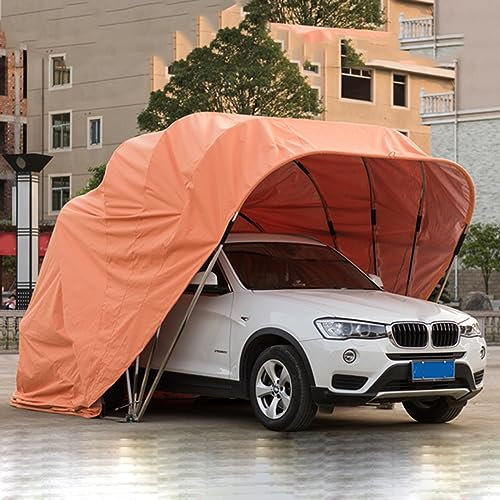 Semi-Automatique Simple Mobile Pliant Garage télescopique Garage étanche à la Pluie Protection Solaire Voiture vêtements extérieur Hangar de Voiture galvanisé