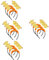 Mikinona Kaktus Haarreif 12 Stk Kleines Gelbes Hühnchen Stirnband Goldene Haaraccessoires Kopfbedeckung Hahn Cosplay Stirnband -tierhaarreifen Kinderkostüm Kopfschmuck Für Kinder Geburtstagskopfhörer