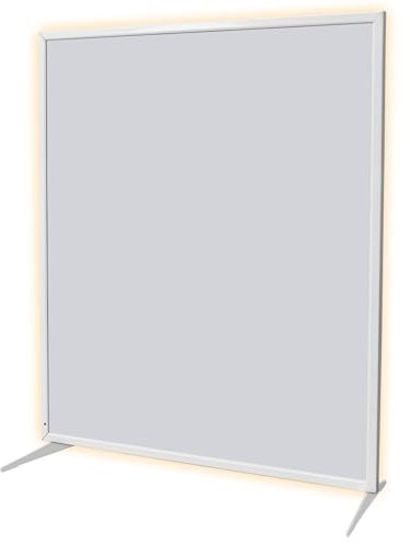 SHX Premium Infrarot Heizung mit WIFI 500W, 5-10 qm, Decken- oder Wandmontage, Standgerät, dimmbare Ambiente Beleuchtung, Fernbedienung, Fenstererkennung, LED Display, Carbon Crystal PET Oberfläche