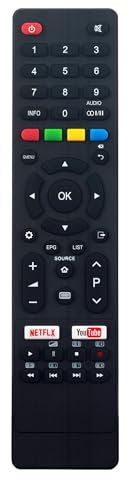 FOXRMT GCBLTV9MU Telecomando per Changhong/SABA/ChiQ TV U58G7N L32H7L/N U43H7L/N U50H7L/N U55H7L/N L32G7N L40G7N SA32S48N1 SA32S49N1 SA40S58N1 SB32HDS193ES