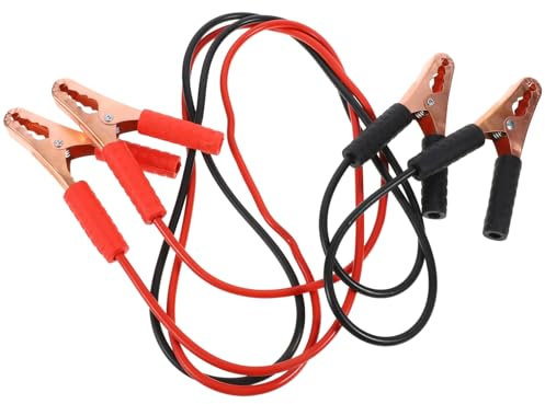 BUGUUYO Cavo Avviamento Batteria Auto Kit Emergenza Jumper Wire Morsetti Resistenti Per Avvio Veicoli Facile Da Usare e Trasportare Per Assistenza Affidabile