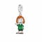 GNOCE Charm Anhänger Peanuts Stehender Snoopy Anhänger 925 Sterlingsilber Beads Charms für Frauen und Mädchen Schmuckgeschenk für Fans (Peppermint Patty)