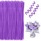Pfeifenputzer Zum Basteln,Pfeifenreiniger Zum Basteln,Pfeifenreiniger,Chenilledraht,Pfeifenputzer,200 Stück,Helles Violett