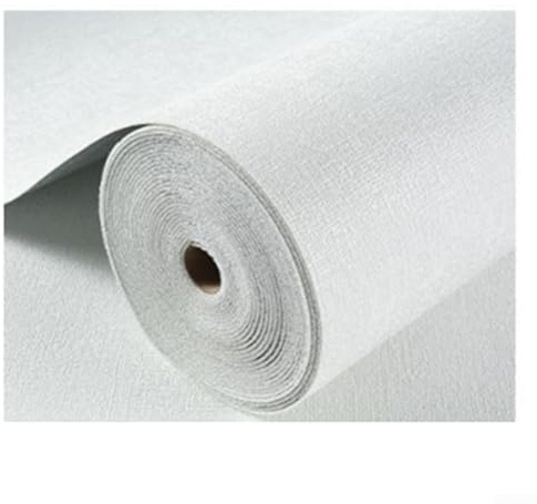 Zilimontt Papier peint uni épais auto-isolant thermique - Panneaux muraux résistants au froid - Papier peint texturé imperméable en mousse PE pour salon (blanc)