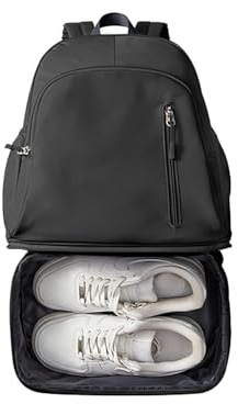 Turnrucksack für Herren, Trocken-Nass-Trennrucksack mit Nassfach, Sporttasche mit Schuhfach, für Workout, Schwimmen, Yoga, kurze Ausflüge, Outdoor-Aktivitäten