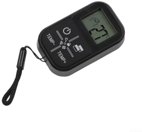 Telecomando di ricambio per condizionatori d'aria Inglese IR RF Controllo con tasti grandi per anziani e famiglie bianco nero (KT-05ET)
