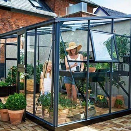 Juliana Serre en Verre trempé Veranda 4,4m² Veranda_4_Anthracite_avecbase